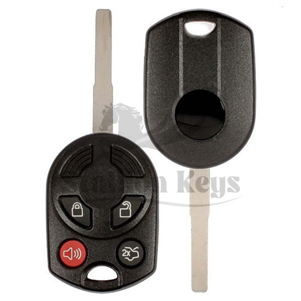 2011-2020 Ford 4 Button Old Style Remote Head Key Shell - High Security HU101 Keyway / AFTERMARKET 2011-2020 Ford 4 Button Old Style Remote Head Key Shell - High Security HU101 Keyway / AFTERMARKET